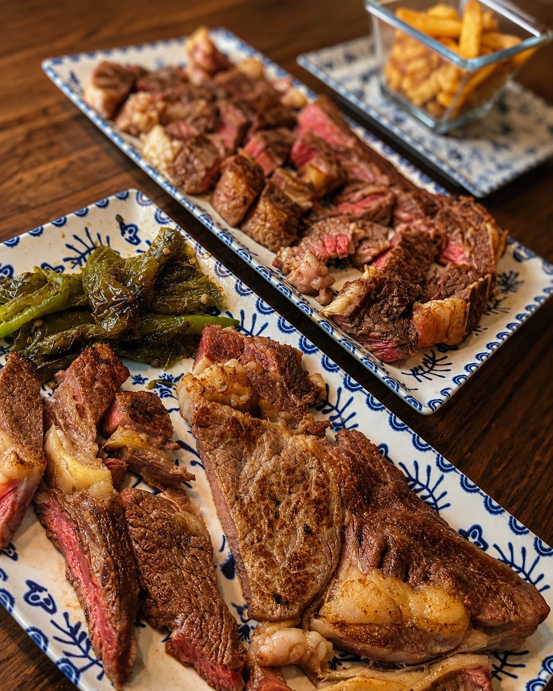 Tabla de carnes a la brasa para grupos